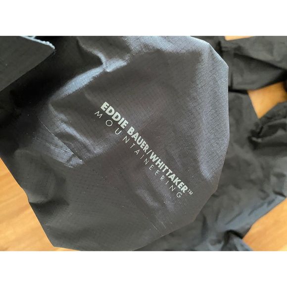 Eddie Bauer Jacket First Ascent Whittaker Weatheredge Men's Black Windbreaker M. - Picture 4 of 7